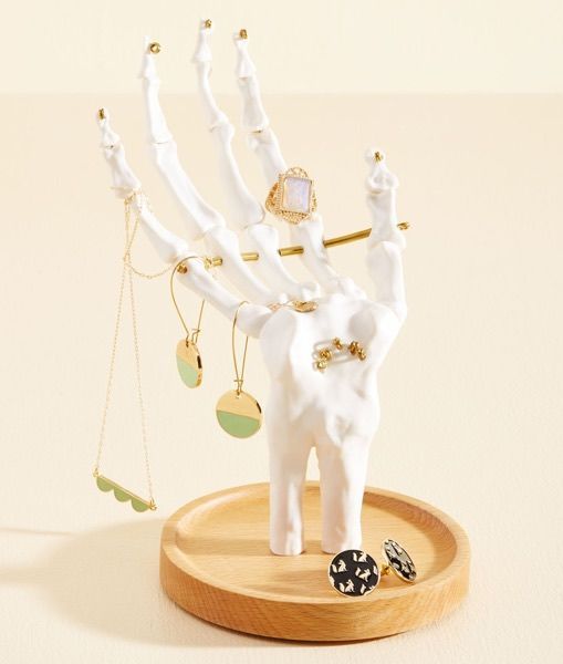 Ornate Skeletal Jewelry Stands