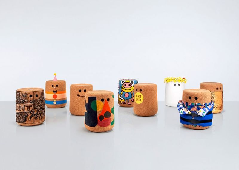 Characterized Cork Stools