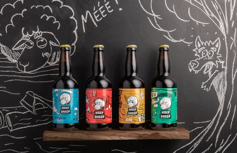 Sheep-Inspired Beer Labels