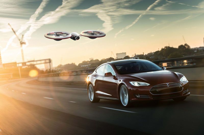 Electric Car Brand Drones