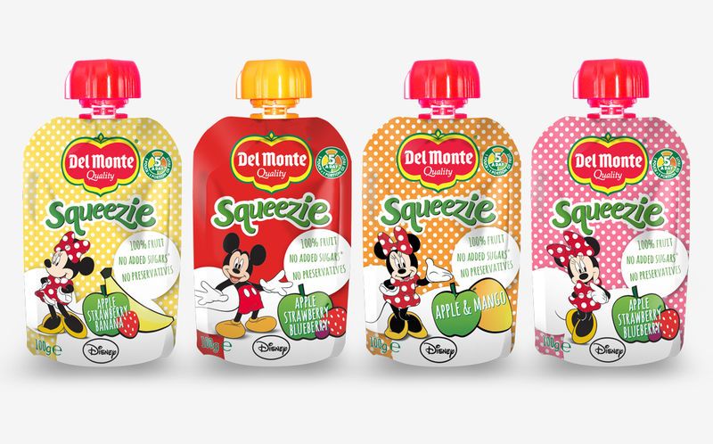 Disney-Branded Juice Pouches