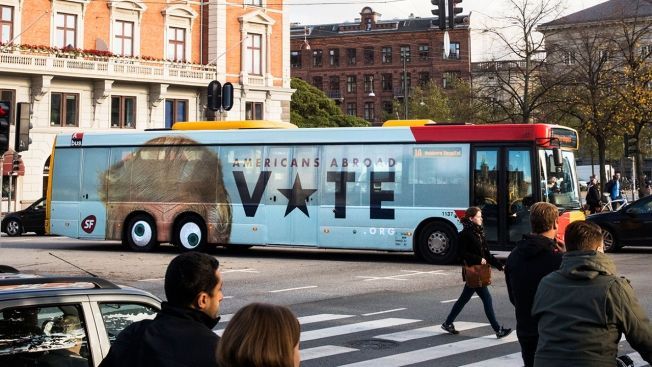 Political Bus Ads