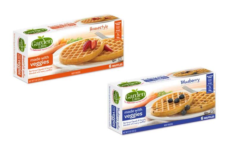 Vegetable-Infused Frozen Waffles