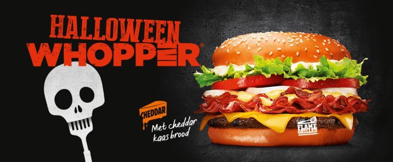 Colorful Halloween Burger Buns