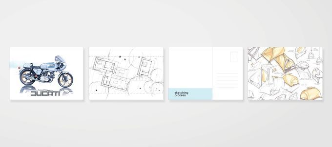 Educational Template Sketching Books