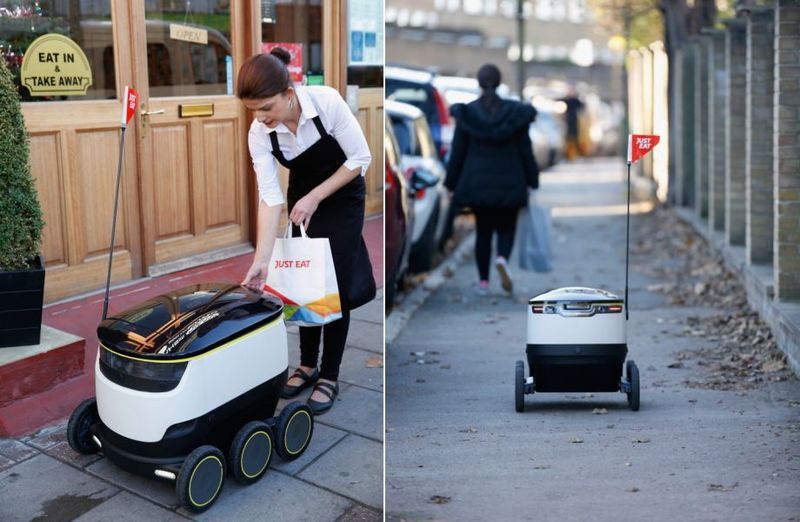 Takeout Meal Delivery Drones