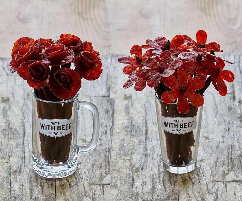 Beef Jerky Floral Arrangements