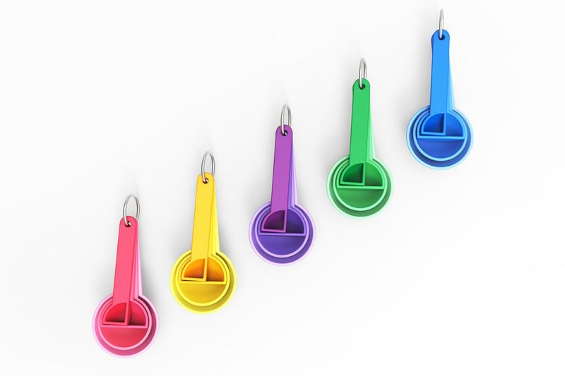 Multi-Shape Measuring Spoons