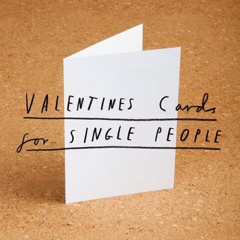 Solitary Valentine's Cards