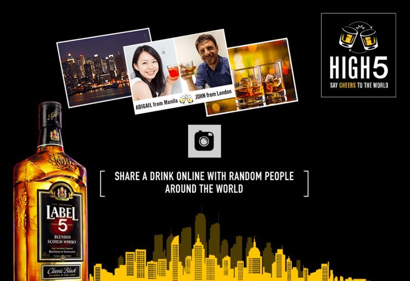 Virtual Drink-Sharing Campaigns