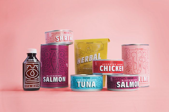 Adventurous Pet Food Branding