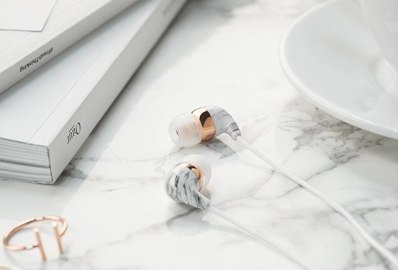 Multicolor Marble Headphones