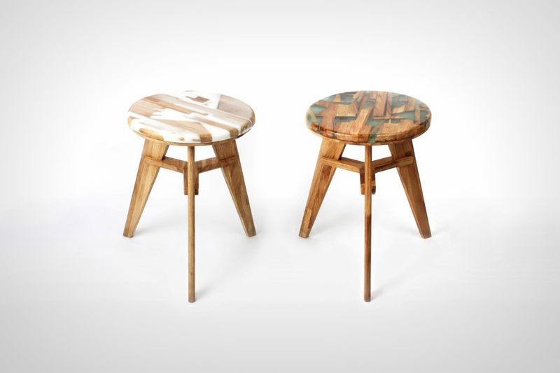 Wood Waste Stools