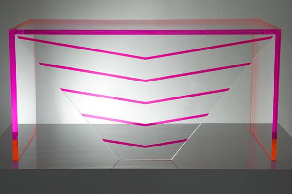 Geometric Lucite Furnishings