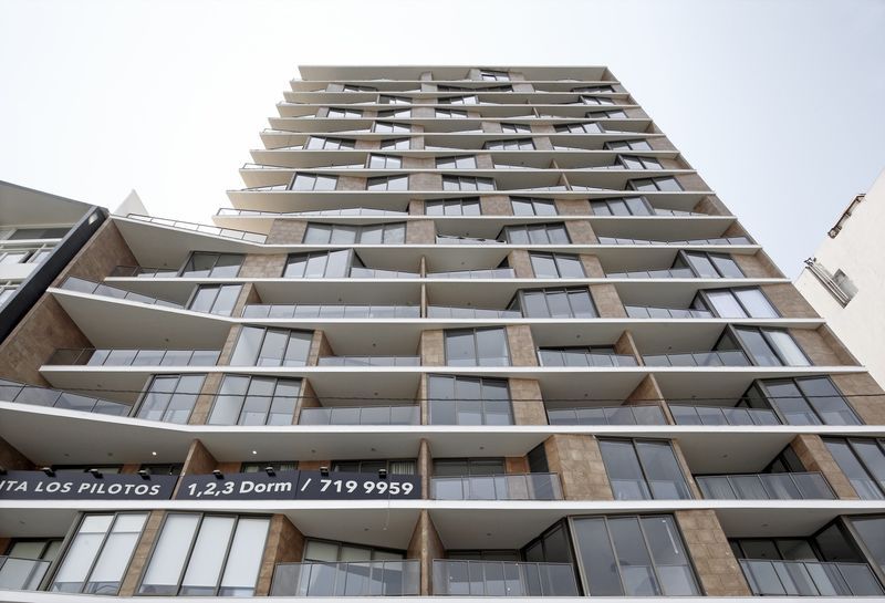 Alternately Angled Apartment Balconies