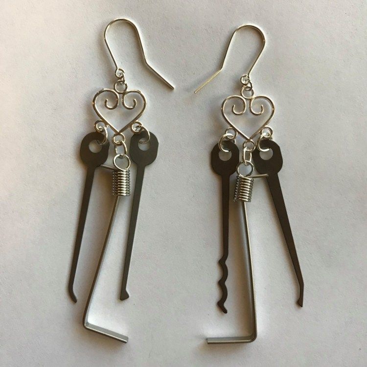 Lock-Picking Earrings