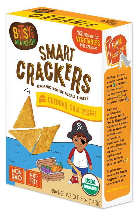 Vegetable-Infused Crackers