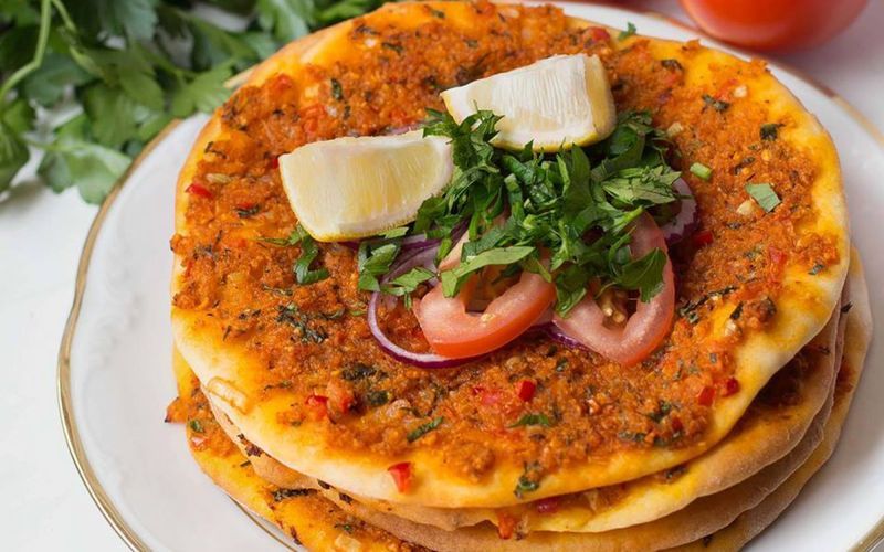 Meat-Free Turkish Pizzas