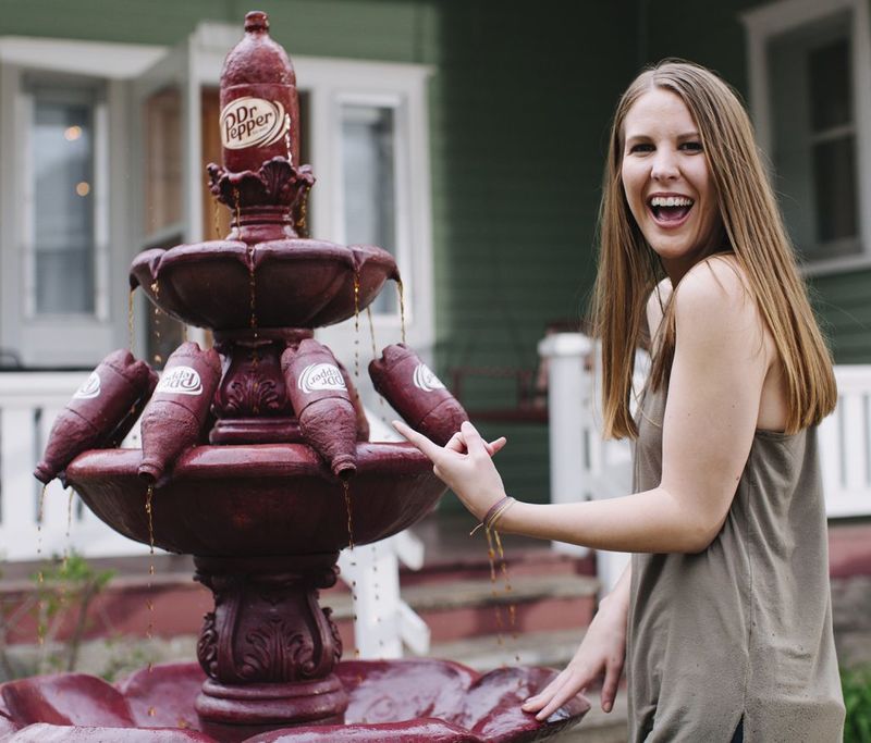 Life-Sized Soda Spouts