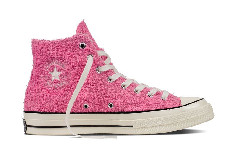 Fuzzy Terry Cloth Sneakers