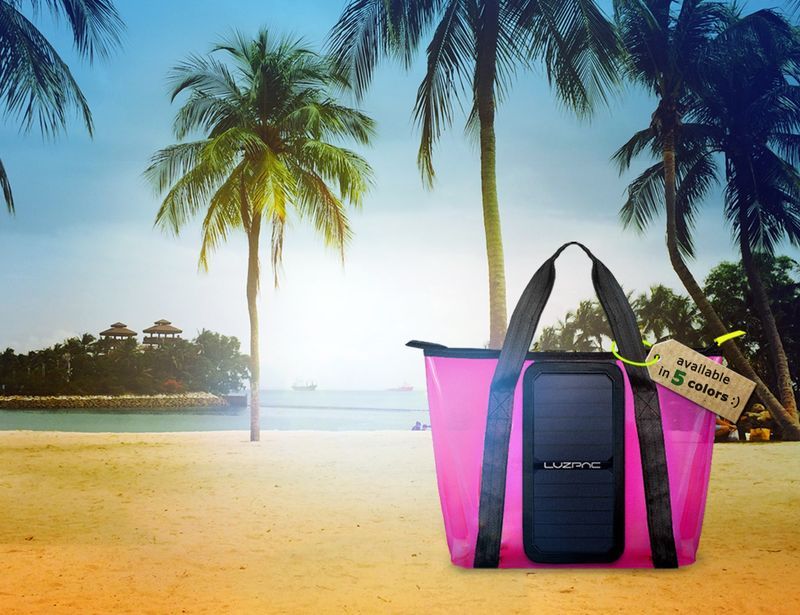 Solar Panel Beach Bags