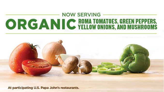 Organic Pizza Topping Promotions