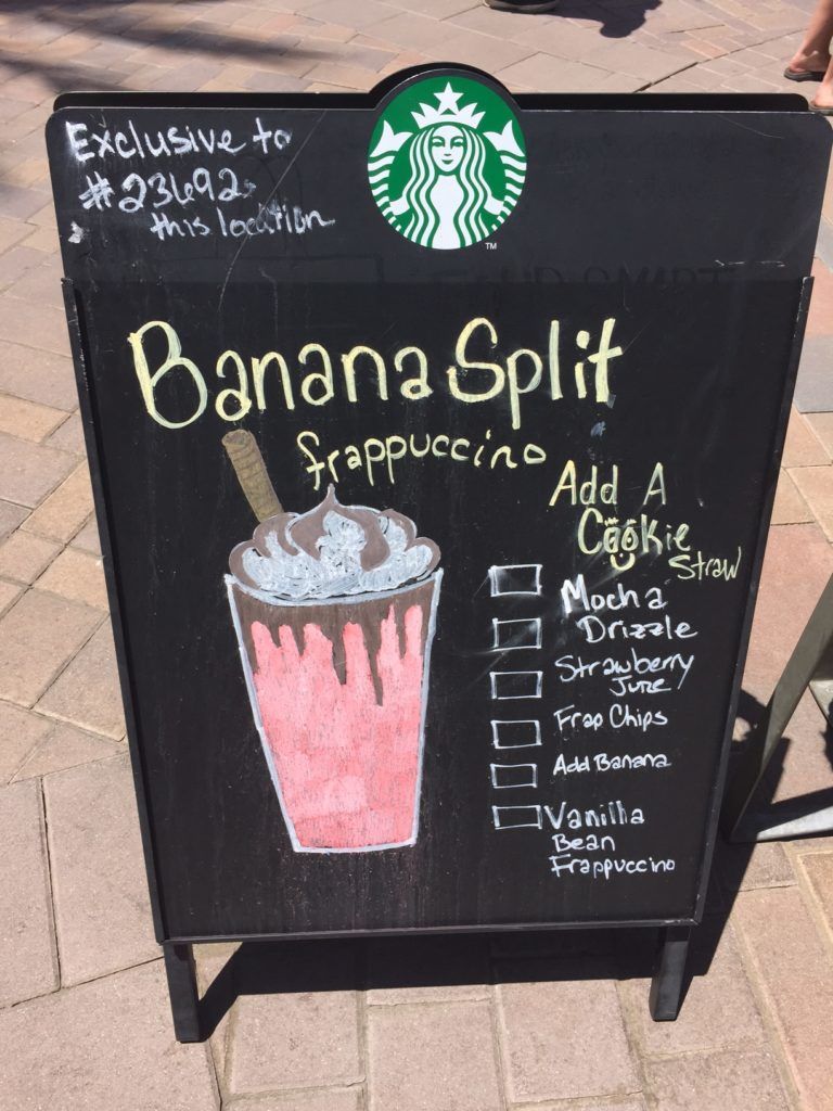 Banana Split Frappuccinos