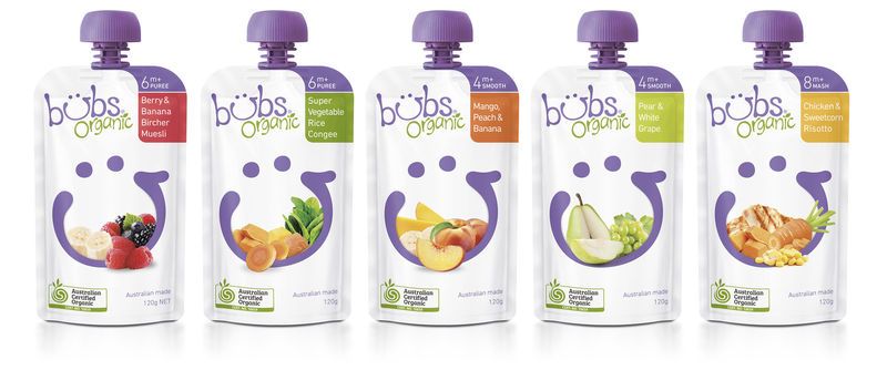 Modernized Baby Food Pouches