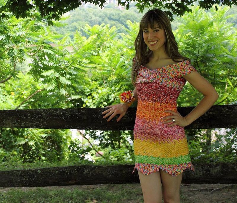 Novelty Candy Wrapper Dresses