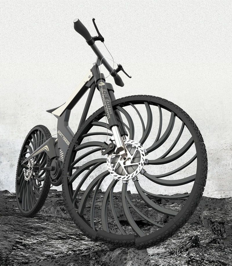 Shock-Absorbing Bike Tires