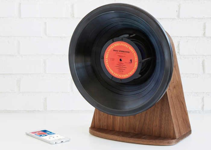 Upcycled Vinyl Record Speakers