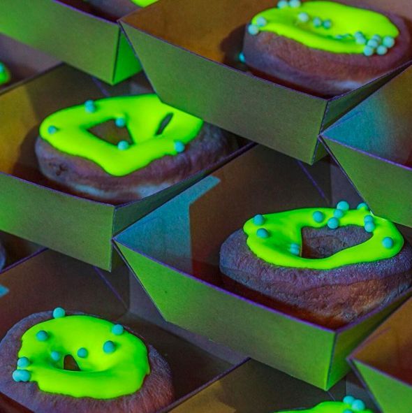 Glow-in-the-Dark Donuts