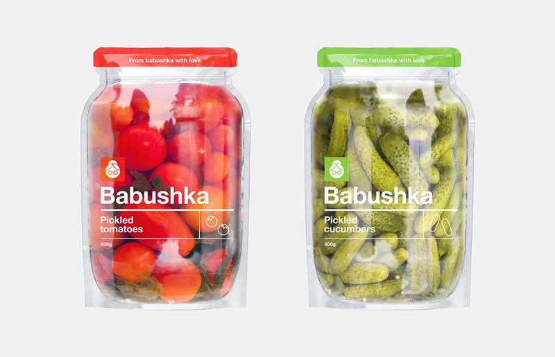 Jar-Shaped Pouch Packages