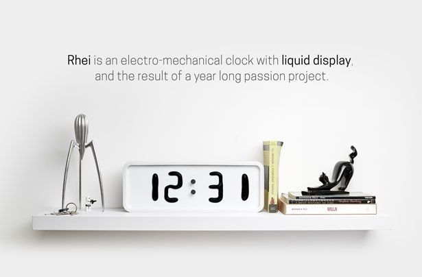 Electric Liquid Clocks