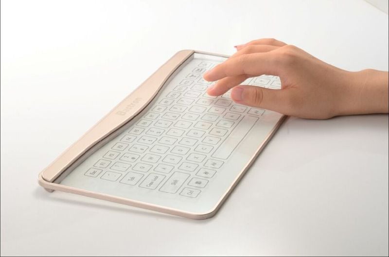 Transparent Glass Keyboards