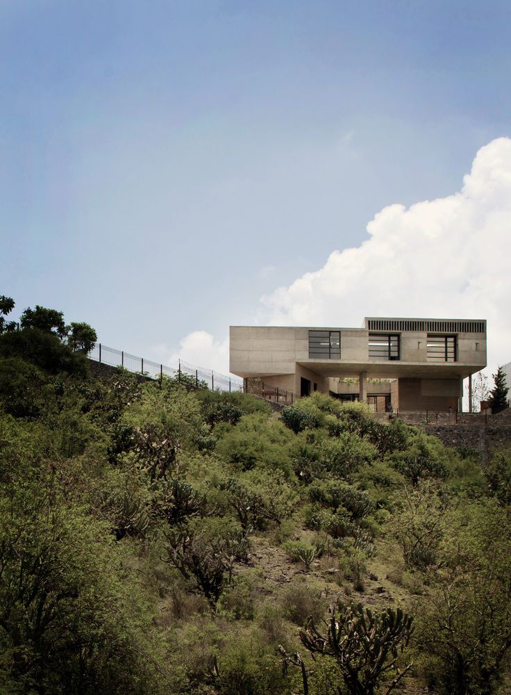 Concrete Cliffside Homes