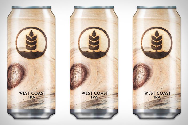 Wood-Inspired Beer Cans