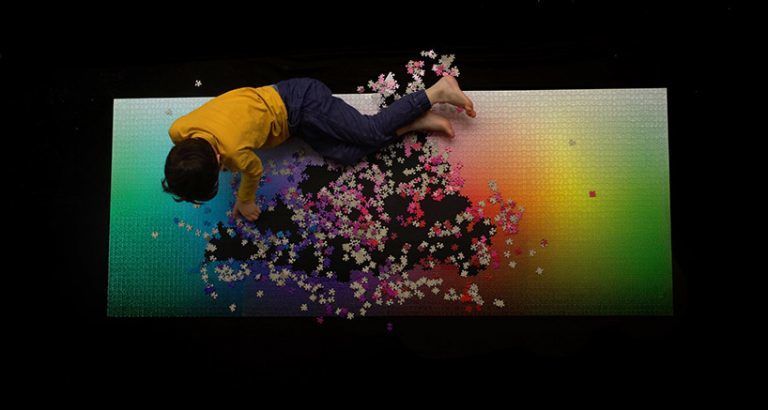 Large-Scale Gradient Puzzles