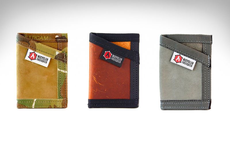 Decommissioned Fire Hose Wallets