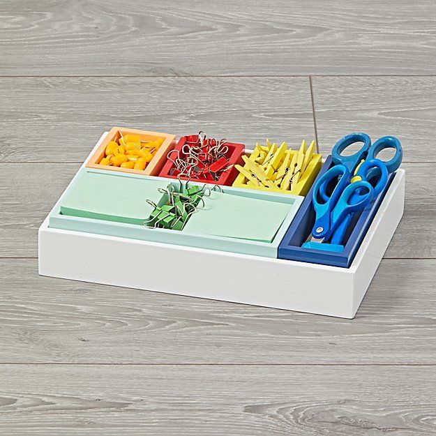 Multicolored Drawer Organizers