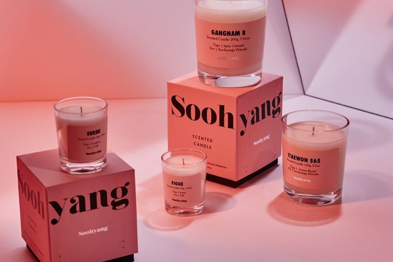 Millennial Pink Candle Lines