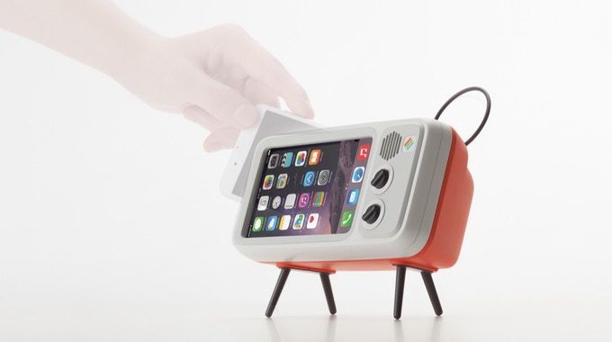 TV-Inspired Phone Stands