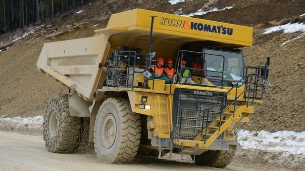 Gargantuan Electric Dump Trucks