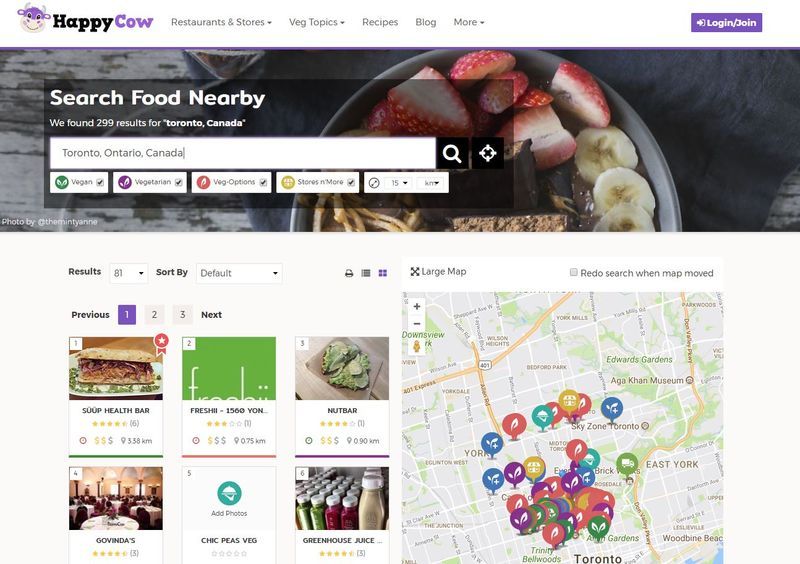 Vegan Restaurant Aggregators