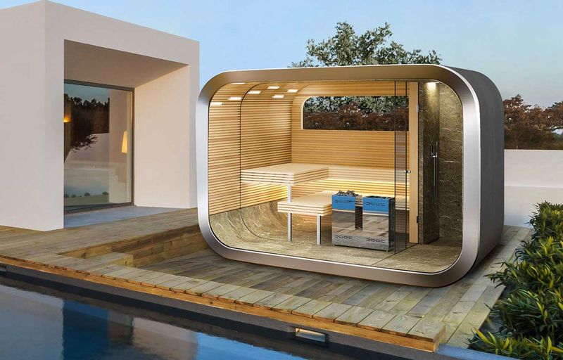 Private Outdoor Sauna Capsules