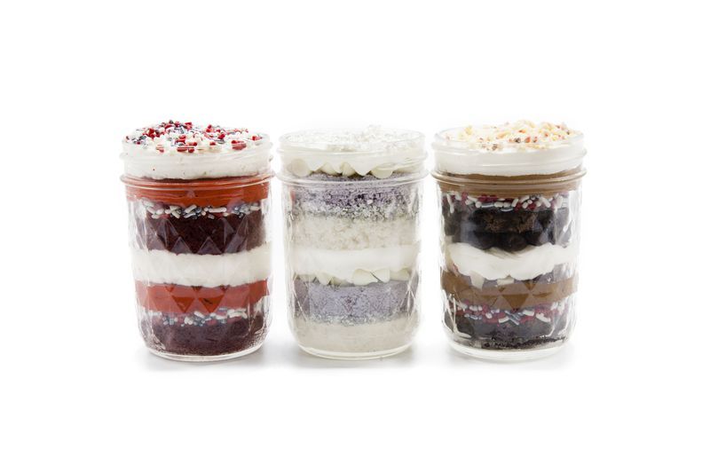 Holiday Cake Jars