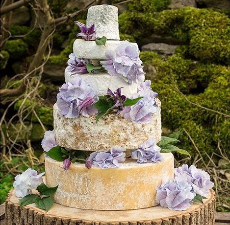 Cheese Wheel Wedding Cakes