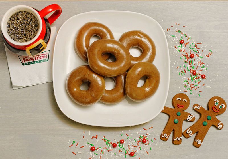 Gingerbread Glazed Donuts