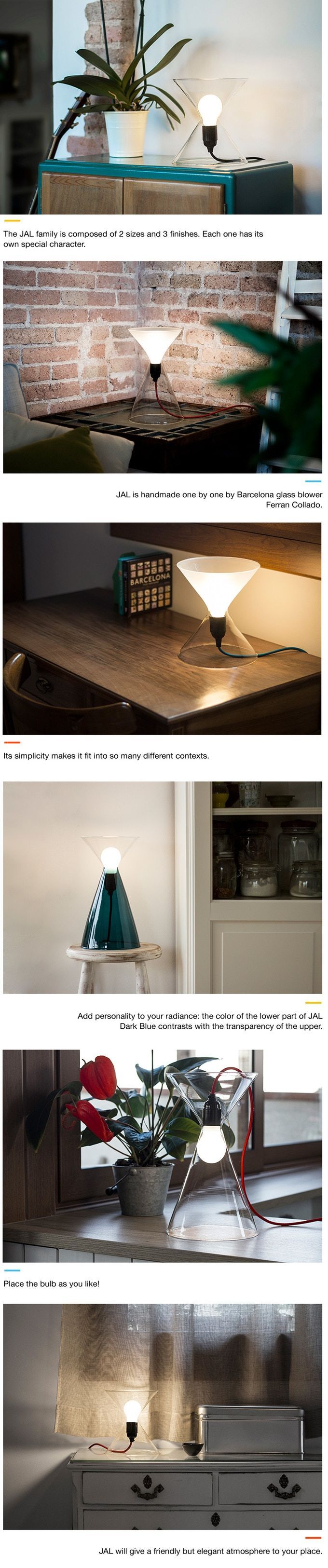 Hourglass-Shaped Lamps