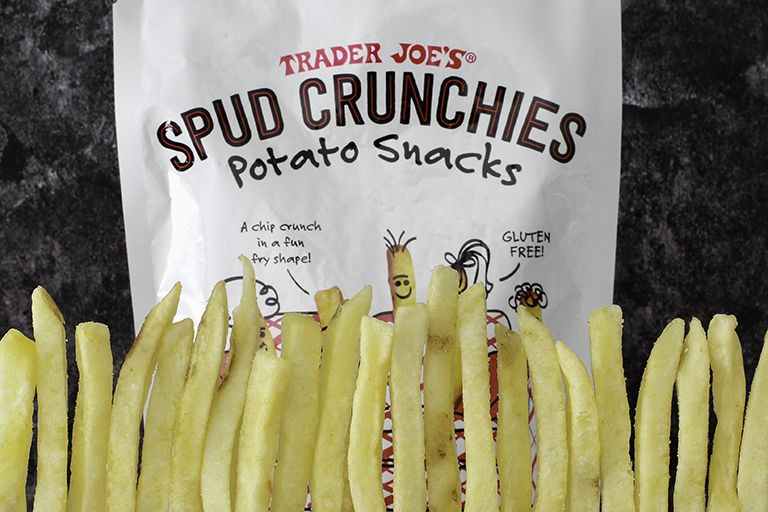 Fry-Shaped Potato Snacks